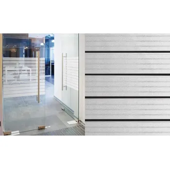 Tapeta Statická fólie na sklo - VODOROVNÉ PRUHY (39-2935) - šíře 90 cm - Cena za roli (15bm)