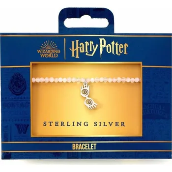 Náramek Harry Potter Náramek se stříbrným přívěskem - Lenka Láskorádová (růžový)