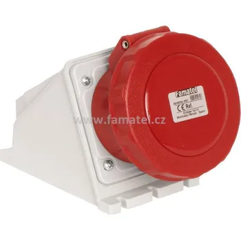 Elektrická zásuvka Famatel 24392 Zásuvka nástěnná IP67/400V/32A/4P 6h - SpeedPRO