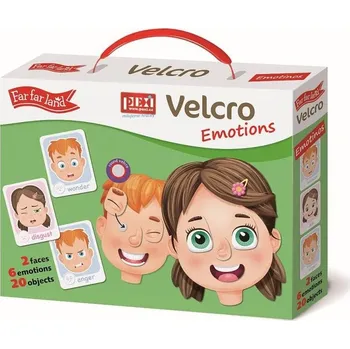 Puzzle PEXI Velcro skládačky - Emoce (Emotions)
