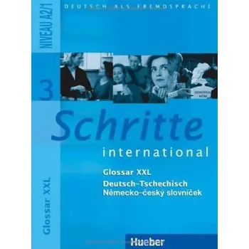 Cizí jazyk Schritte international 3: Glossar XXL Deutsch-Tschechisch – Německo-český slovníček