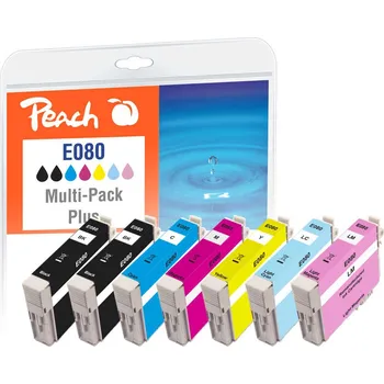PEACH kompatibilní cartridge Epson T0807 MultiPack Plus