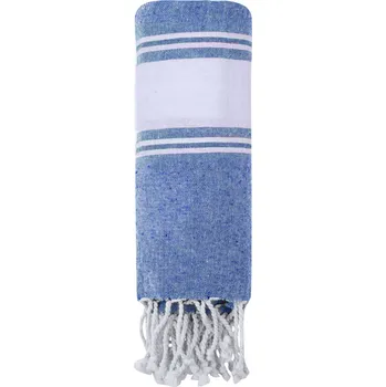 Reklamní Luzimar plážový ručník, tmavě modrá