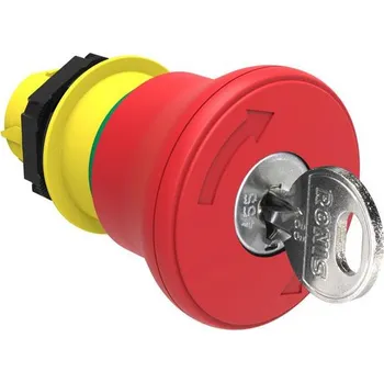 RC model auta LOVATO Electric LPCB6844R3433E Plastová hlavice s hřibovým knoflíkem 40mm červená s klíčem