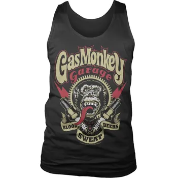 Pánské tílko Pánské tílko Gas Monkey Garage Spark PlugsTank Top - velikost L