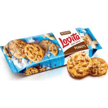 Roshen Lovita Sušenky s kousky arašídů 150g