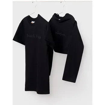 Mayoral Set mikiny a tuniky FEELING černý JUNIOR Myoral velikost: 128 (8 let)