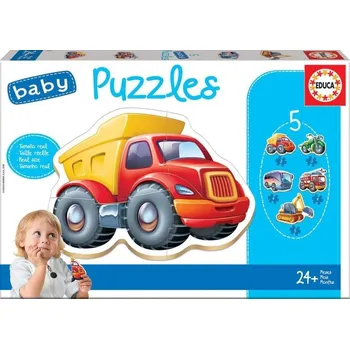 Puzzle Trefl Puzzle Baby Vozidla 5v1 (3-5 dílků)