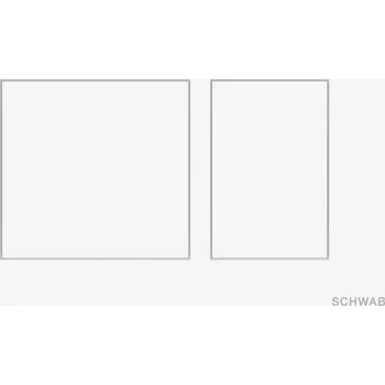 Splachovací tlačítko Schwab CERES ovládací tlačítko, 246x159mm, bílá lesk
