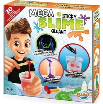 Dětská vědecká sada Sada Malý Chemik Buki Mega Lepkavý Sliz