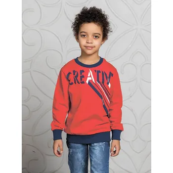 Chlapecká mikina Chlapecká mikina Creative - červená 152
