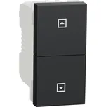 Schneider Electric NU310754SC Unica - Žaluziový tlačítkový ovládač 10A, 1M, Antracit