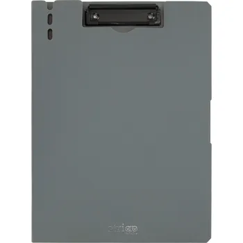 Strigo Dvojdeska STRIGO A4 s horním klipem - šedá 511256