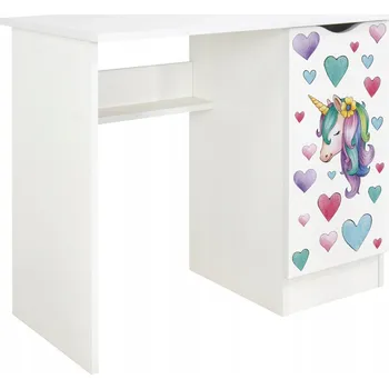 Psací stůl Obdélníkový psací stůl Leomark 90 x 50 x 77 cm bílý