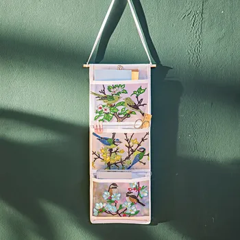 Diamantové malování Weltbild Diamantové malování Nástěnný organizér Ptáci 481344