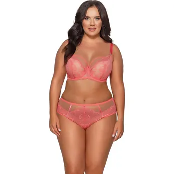 Kalhotky Ava 2075/B Brazilské kalhotky S-2XL korál S