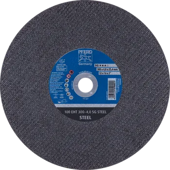 Řezný kotouč Pferd 61329125 | Řezný kotouč 300 x 4,0 x 25,4 mm, SG STEEL 100 m/s