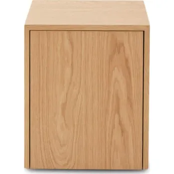 Konferenční stolek New Works Odkládací stolek Mass Side Table w. Drawer, oak