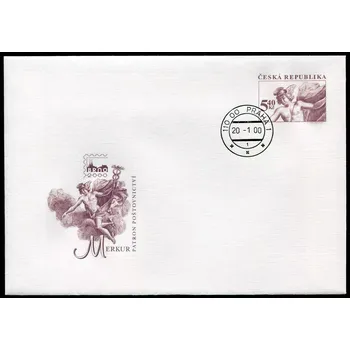 Poštovní známka Česká pošta (2000) COB 4 - O - Brno 2000, Merkur 5,40 Kč