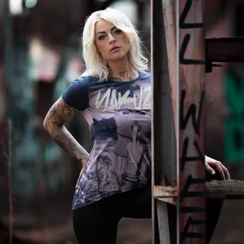 Dámské triko Yakuza Slave Long Tail 23132 parsian night velikost: XS