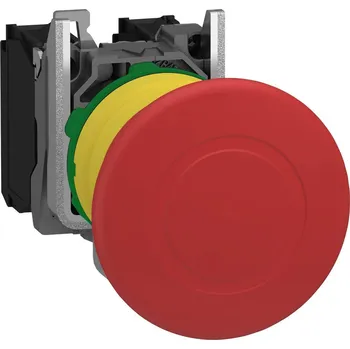 vypínač Schneider Electric XB5AT845 Ovládač "Nouzového zastavení s hřib. knoflíkem", 1 Z + 1 V