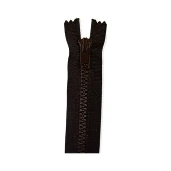 Zip zip kostěný HNĚDÝ PH6 4723xx - Hnědá, 16 cm
