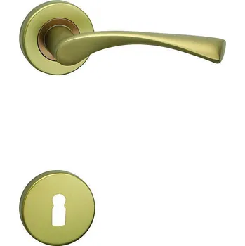 Dveřní kování Dveřní kování COBRA GIUSSY-R (F4 - bronzový elox), klika-klika, Otvor na cylindrickou vložku PZ, COBRA F4 (bronzový elox)