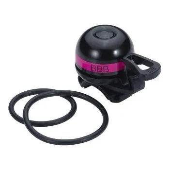 Zvonek na kolo Zvonek BBB EasyFit Deluxe růžový - Růžová