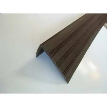 Podlahová lišta FATRA Schodová hrana H1891, tmavě hnědá barva 545, 8cm, 125,5 cm (schodové hrany, hrana na schody, schodová hrana, schodova hrana Fatra,)