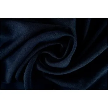 Metráž - Krepsatén Pes TM.MODRÝ TL55023013 - látka na šaty - Modrá, 140 cm