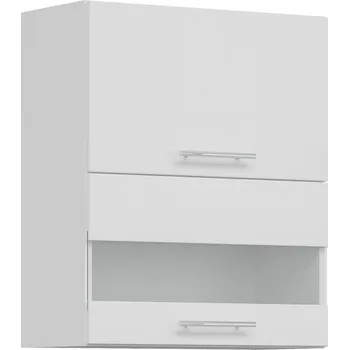 Kuchyňská linka COLBY, horní vitrína G60W, bílý lesk + PROVĚŘENO zákazníky + vyzvednutí ZDARMA