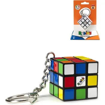 Hlavolam Spin Master Rubikova kostka 3x3 hlavolam funkční klíčenka 2v1