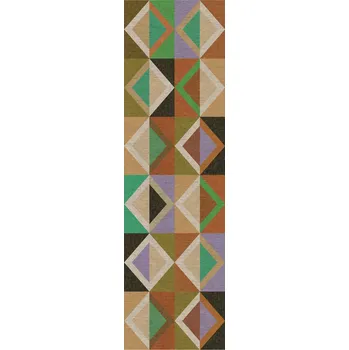 Tapeta Masureel Geometrická vliesová obrazová tapeta na zeď, hnědo-zelená, DGJOY4032-260, Joy, Masureel, velikost 0,87 x 2,6 m