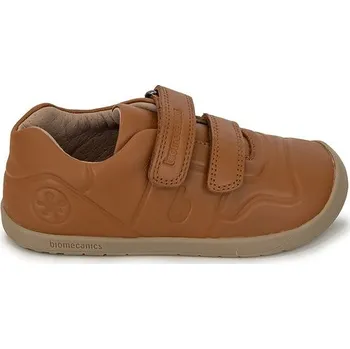 Chlapecké polobotky Dětské barefoot celoroční boty, Biomecanisc, 241160-B087, hnědá - 23