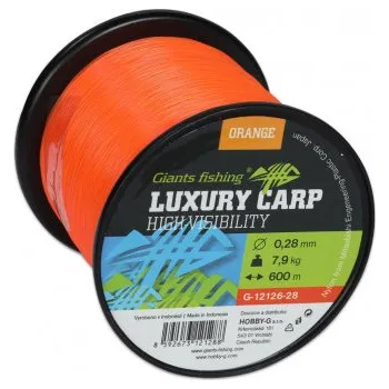 Giants fishing Vlasec Luxury Carp High-Visibility Orange|0,30mm/9,30kg/1400m