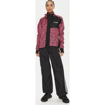 Dámská větrovka adidas Běžecká bunda Terrex Trail Running IM8143 Růžová Regular Fit XL