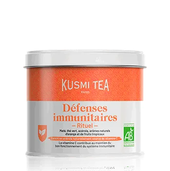 Čaj Kusmi Tea Sypaný bylinný čaj na posílení imunity Immune Defense Ritual, kovová dóza 100 g 21153A1070