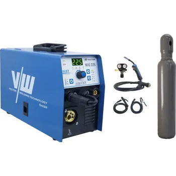 Svářečka VECTOR WELDING VECTOR MIG 225 + příslušenství + ventil GCE + lahev