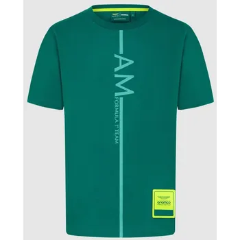 Pánské tričko Aston Martin F1 Team volnočasové tričko Oversize zelené XXL
