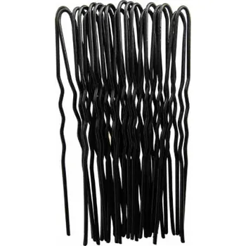 MILA VLÁSENKY vlnitá 6,5 cm černá