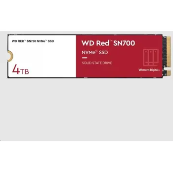 Interní pevný disk WD RED SSD NVMe 4TB PCIe SN700, Geb3 8GB/s, (R:3400/W:3100 MB/s) TBW 5100
