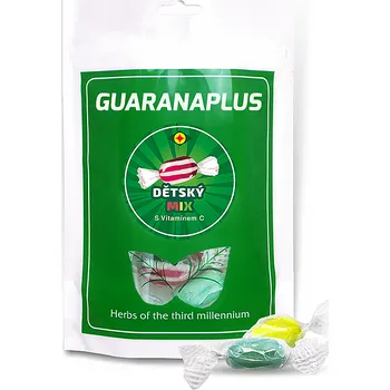Bonbon GUARANAPLUS XL Balení Bonbony Dětský ovocný MIX s vitamínem C