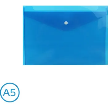 Obal spisový s klopou a drukem A5 modrý I255225