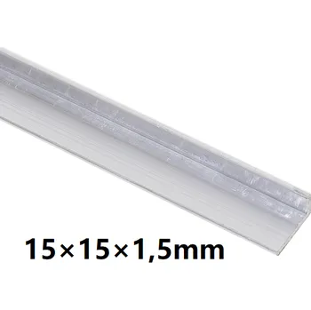 Stavební profil Hliníkový L profil 15x15x1,5mm