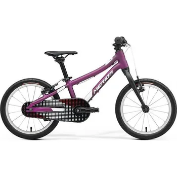 Dětské kolo MERIDA Matts J.16 Matt Purple (White/Red)