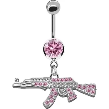 Piercing Originální šperk | piercing do pupíku srdce - 28