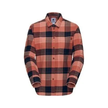 Dámská košile Mammut Trovat Longsleeve Shirt Women brick-black hnědá L
