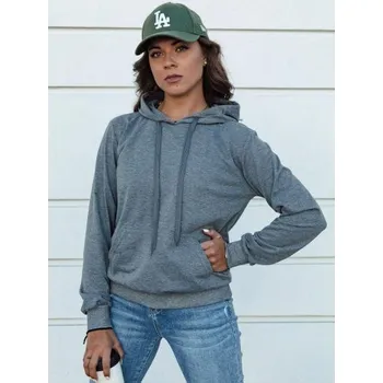 Dámská mikina Dámská mikina s kapucí LARA II tmavě šedá