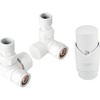 Radiátor Novaservis Sada na otopná tělesa, rohová, bílá ZTO30WH