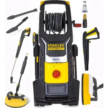 Vysokotlaký čistič Vysokotlaký čistič Stanley 250 barů, samonasávací, mosazné čerpadlo, indukční motor, 2500 W